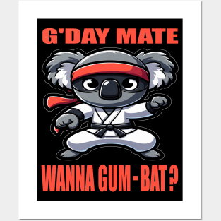 Karate Koala - Australian Humor Meets Martial Arts Posters and Art